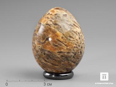 Гранит. Яйцо из гранита письменного, 5,5х4,4 см