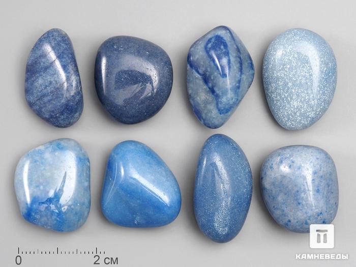 Авантюрин синий, галтовка 2,5-3 см, 12-176/4, фото 1