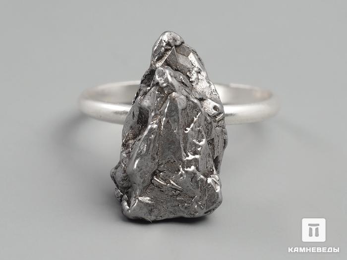 Кольцо с метеоритом Кампо-дель-Сьело, осколок, 44-88/7, фото 2