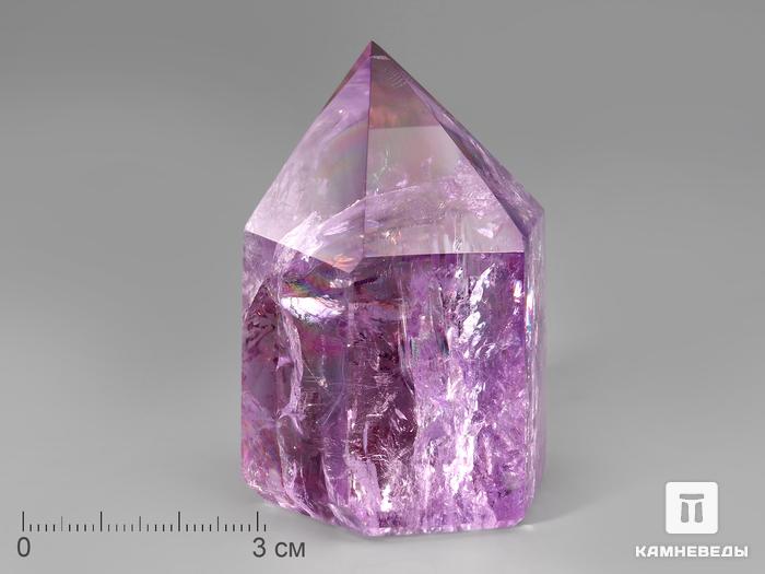 Аметрин, полированный кристалл 5,6х4,3х3,5 см, 11-23/10, фото 1