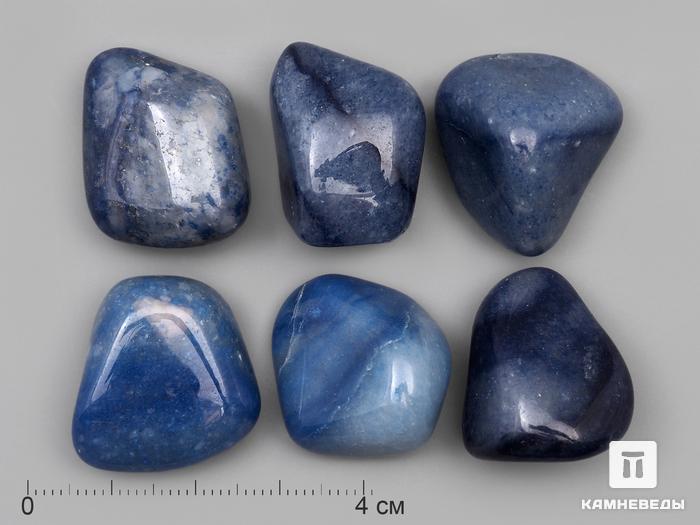 Авантюрин синий, галтовка 2-2,5 см, 12-176/3, фото 1