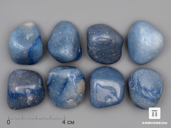 Авантюрин синий, галтовка 3-3,5 см, 12-176/6, фото 1