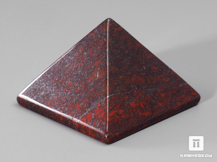 Пирамида из красной яшмы, 4х4 см, 20-27/1, фото 3