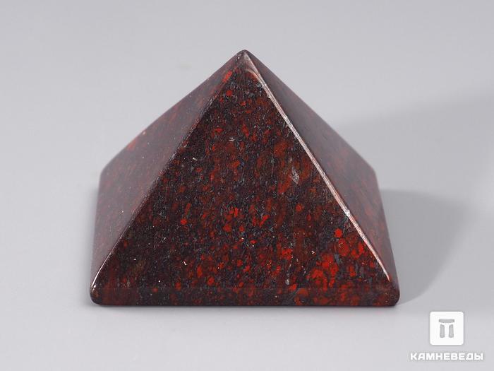 Пирамида из красной яшмы, 4х4 см, 20-27/1, фото 4