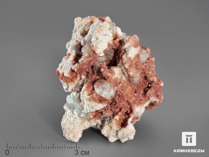 Топаз, кристаллы в породе 7,1х5,4х4,8 см, 10-30/17, фото 1