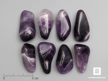 Аметист. Аметист тёмный, галтовка 3-3,5 см