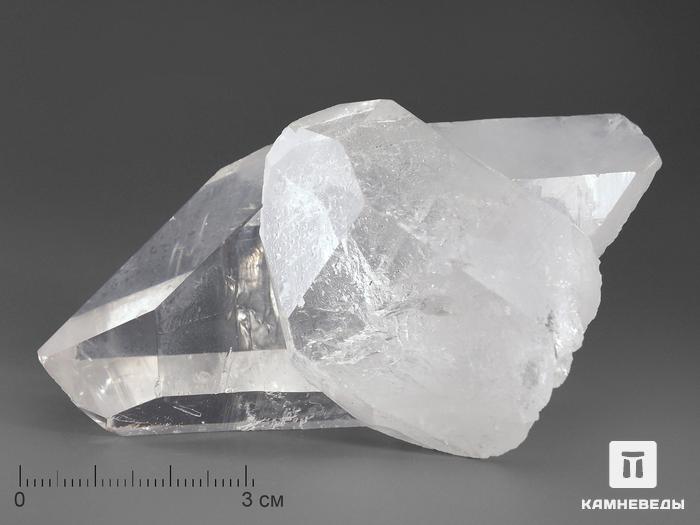 Горный хрусталь, сросток кристаллов 9х5,5х3,5 см, 10-89/40, фото 1