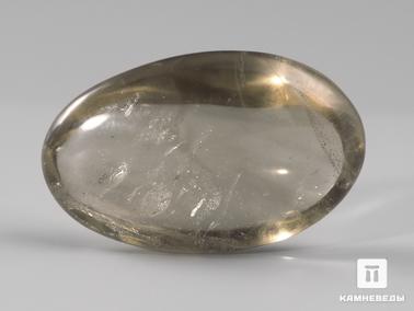 Раухтопаз, Дымчатый кварц. Раухтопаз (дымчатый кварц), полированная галька 4,9х3,1х2,5 см