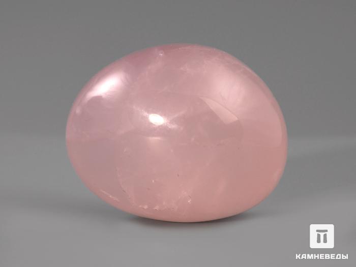 Розовый кварц, полированная галька 5,2х4,2х3,7 см, 12-82/19, фото 2