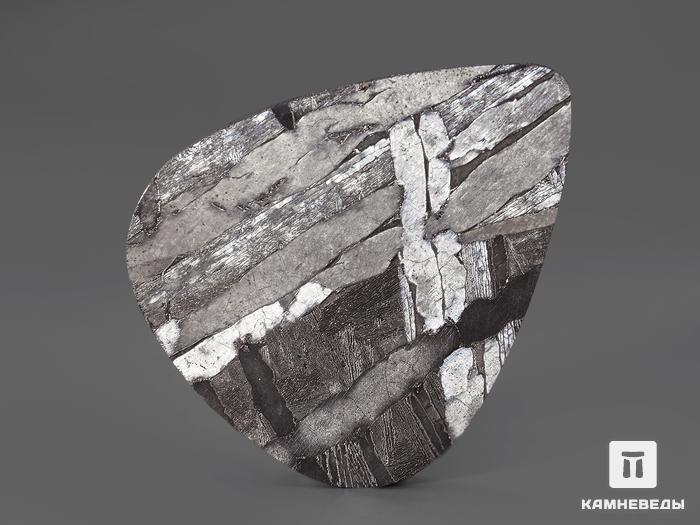 Медиатор из метеорита Сеймчан, 3,8х3,2х0,2 см, 277, фото 2