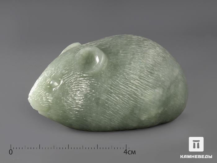 Фигурка «Мышь» из нефрита, 6,4х4,1х3,3 см, 289, фото 1