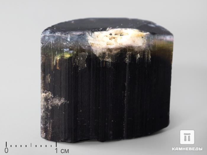 Турмалин полихромный, кристалл 2,7х2,2х1,9 см, 177, фото 1