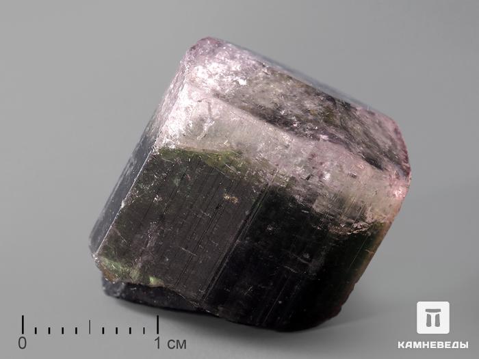 Турмалин полихромный, кристалл 2х1,8х1,7 см, 178, фото 2
