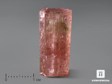 Турмалин, Рубеллит. Турмалин (рубеллит), кристалл 2,6х1,3х1,1 см
