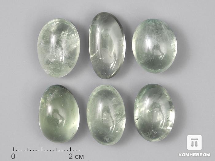 Празиолит (зеленый кварц), галтовка 1,5-2 см, 341, фото 1