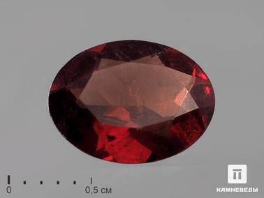 Гранат, Альмандин. Гранат, огранка 10х8х4 мм (2,2 ct)