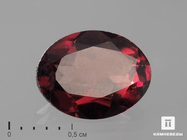 Гранат, Альмандин. Гранат, огранка 9х7х3 мм (1,9 ct)