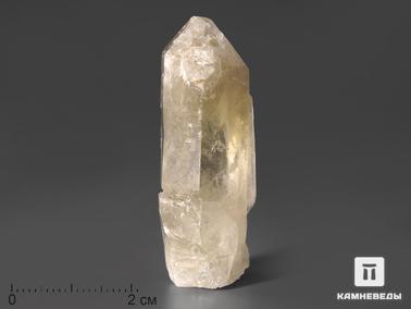 Цитрин. Цитрин, кристалл 4,5х1,5 см