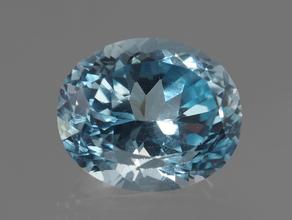 Топаз голубой, огранка 12х10х8 мм (7,5 ct)