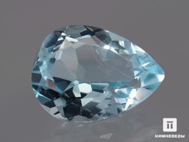 Топаз. Топаз голубой, огранка 8х6х4 мм (1,35 ct)