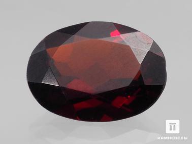 Гранат, Альмандин. Гранат, огранка 9х7х3 мм (1,75 ct)