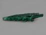 Крокодил из малахита, 11,4х3,4х1,7 см, 605, фото 2