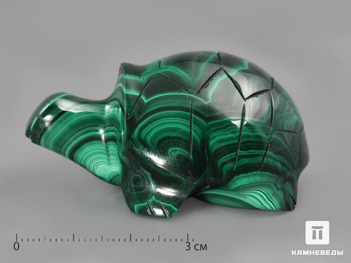 Черепаха из малахита, 5,2х3,8х2,6 см, 640, фото 1