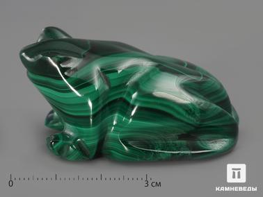 Малахит. Лягушка из малахита, 5,5х3,5х2 см