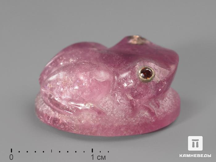 Лягушка из турмалина (рубеллита), 492, фото 1