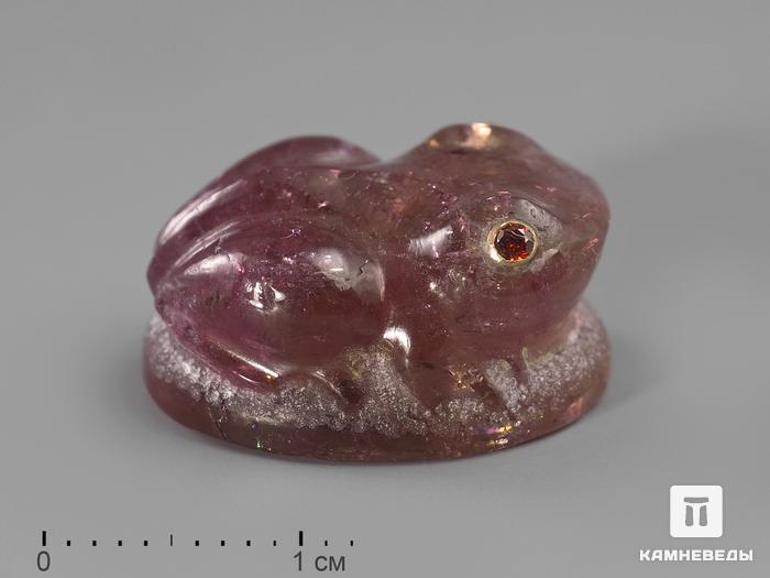 Лягушка из турмалина (рубеллита), 490, фото 1