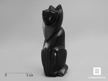 Гагат. Волк из гагата, 10,6х4,2х3,6 см