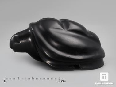 Гагат. Черепаха из гагата, 8х5,8х3,9 см