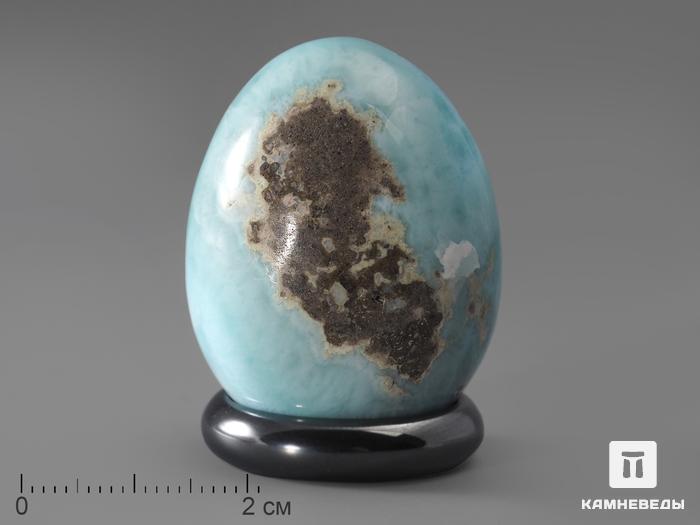 Яйцо из ларимара, 3,8х3 см, 822, фото 2