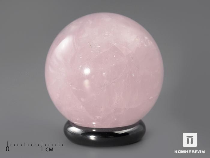 Шар из розового кварца, 37-39 мм, 1039, фото 1