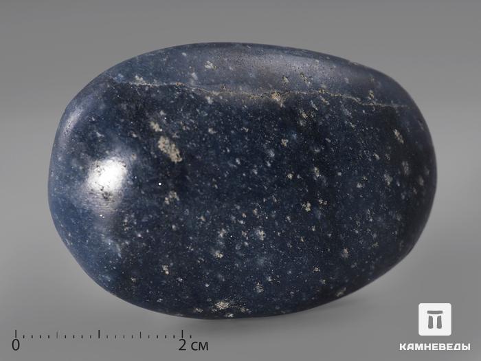 Авантюрин синий, галька плоская 4-5 см, 12-176/1, фото 1