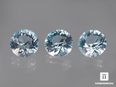 Топаз. Топаз голубой, огранка 5х4 мм (0,55 ct)