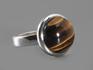 Кольцо «Сатурн» с тигровым глазом, 44-14/8, фото 1