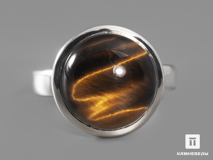 Кольцо «Сатурн» с тигровым глазом, 44-14/8, фото 2