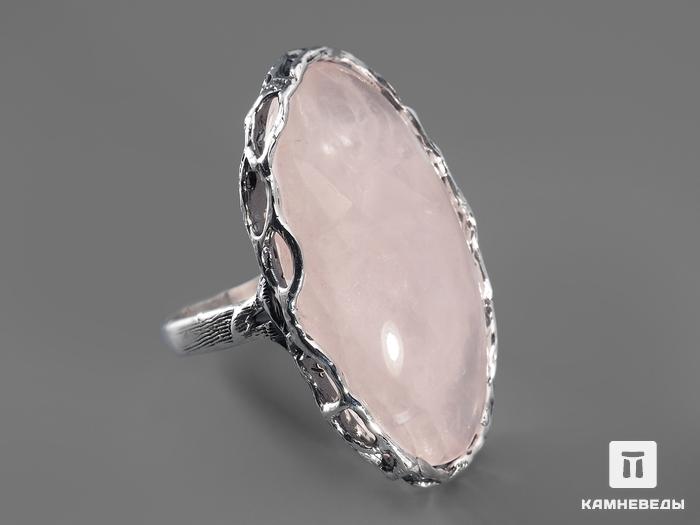 Кольцо с розовым кварцем, 1124, фото 1