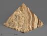 Пирамида из оникса мраморного (медового), 9х9х6,8 см, 1287, фото 1