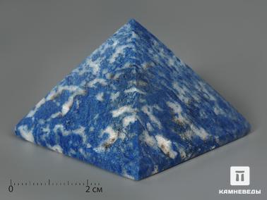 Лазурит. Пирамида из лазурита, 5х5х3,5 см