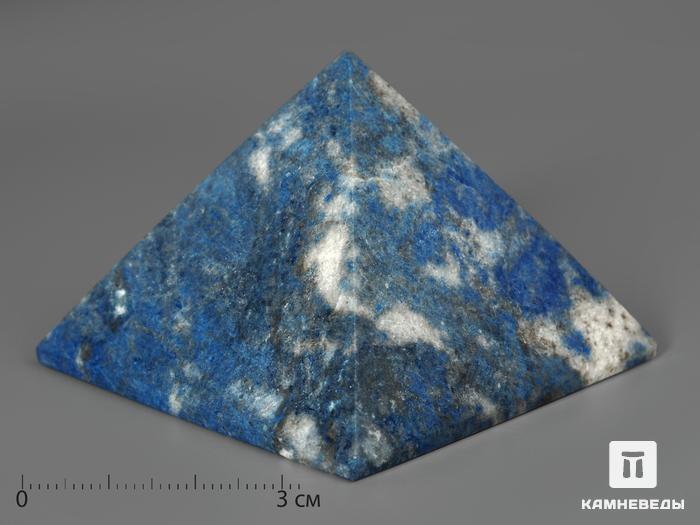 Пирамида из лазурита, 6х6х4,3 см, 1303, фото 1