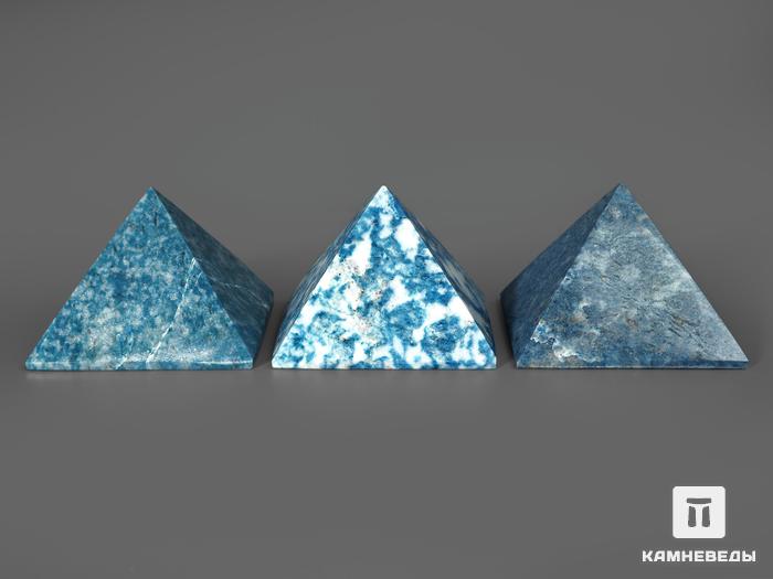 Пирамида из лазурита, 6х6х4,3 см, 1304, фото 2