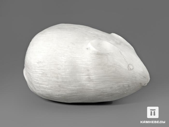 Фигурка «Мышь» из белого нефрита, 6,8х4,6х3,6 см, 1436, фото 2