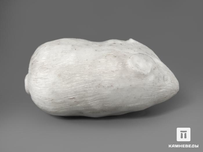 Фигурка «Мышь» из белого нефрита, 7,5х4,3х3,6 см, 1438, фото 2