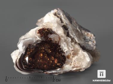 Агат огненный, Агат. Агат огненный, 4,9х3,7х2,9 см