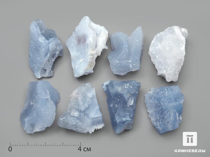 Голубой халцедон, 3-3,5 см, 1343, фото 1