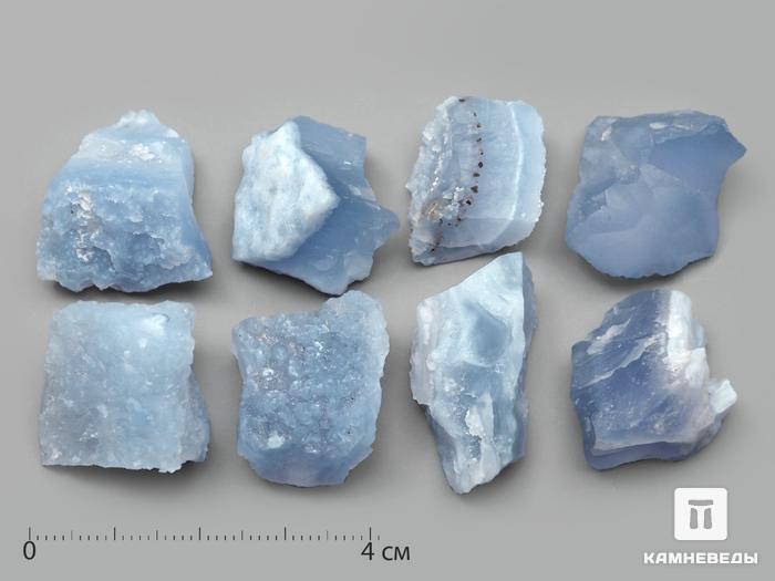Голубой халцедон, 1,5-2,5 см, 1346, фото 1
