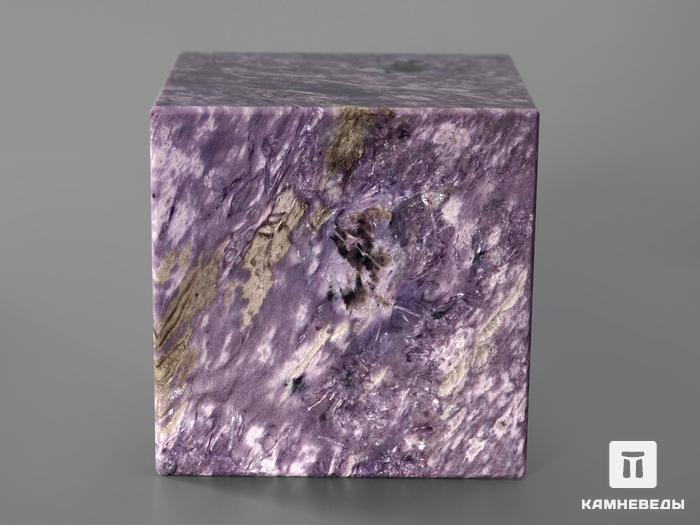 Куб из чароита, 6,7х6,6 см, 1716, фото 2