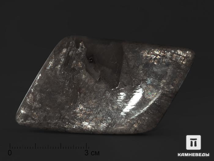 Беломорит, полированная галька 8х4,2х0,7 см, 1712, фото 1